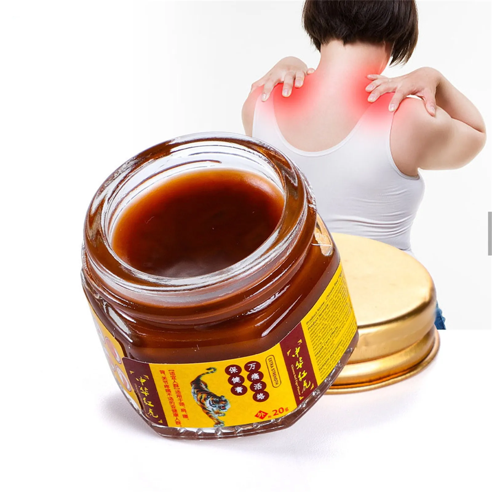 Red Tigers Skin Care Cream Anti-Itch Ointment Multi-Purpose Care Cream Relieves Muscle Soreness Joint Pain Itchy Skin 20g