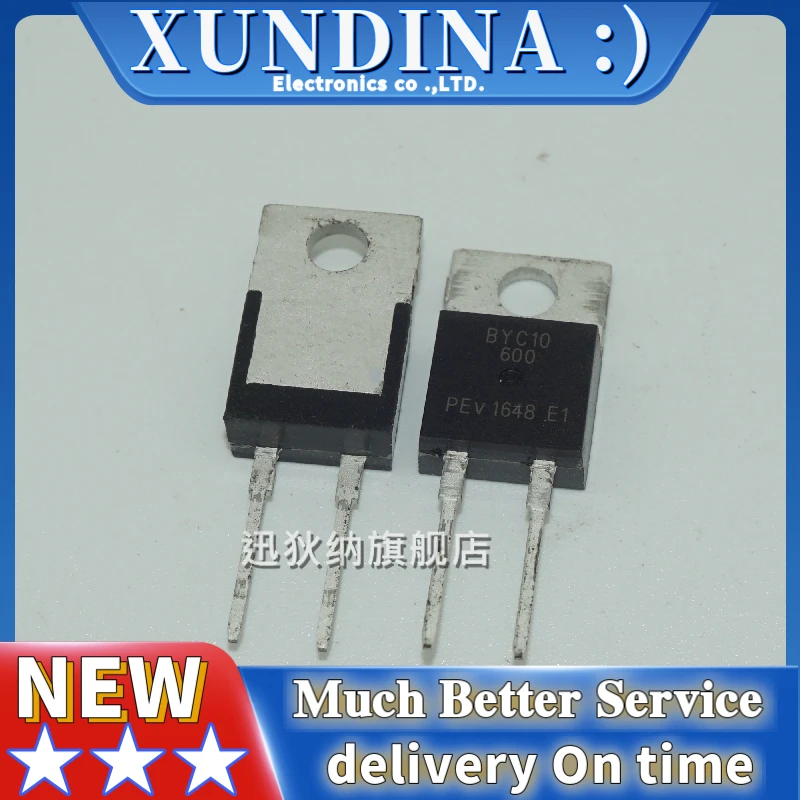 

10 шт./лот BYC10-600 TO220 новый и оригинальный IC
