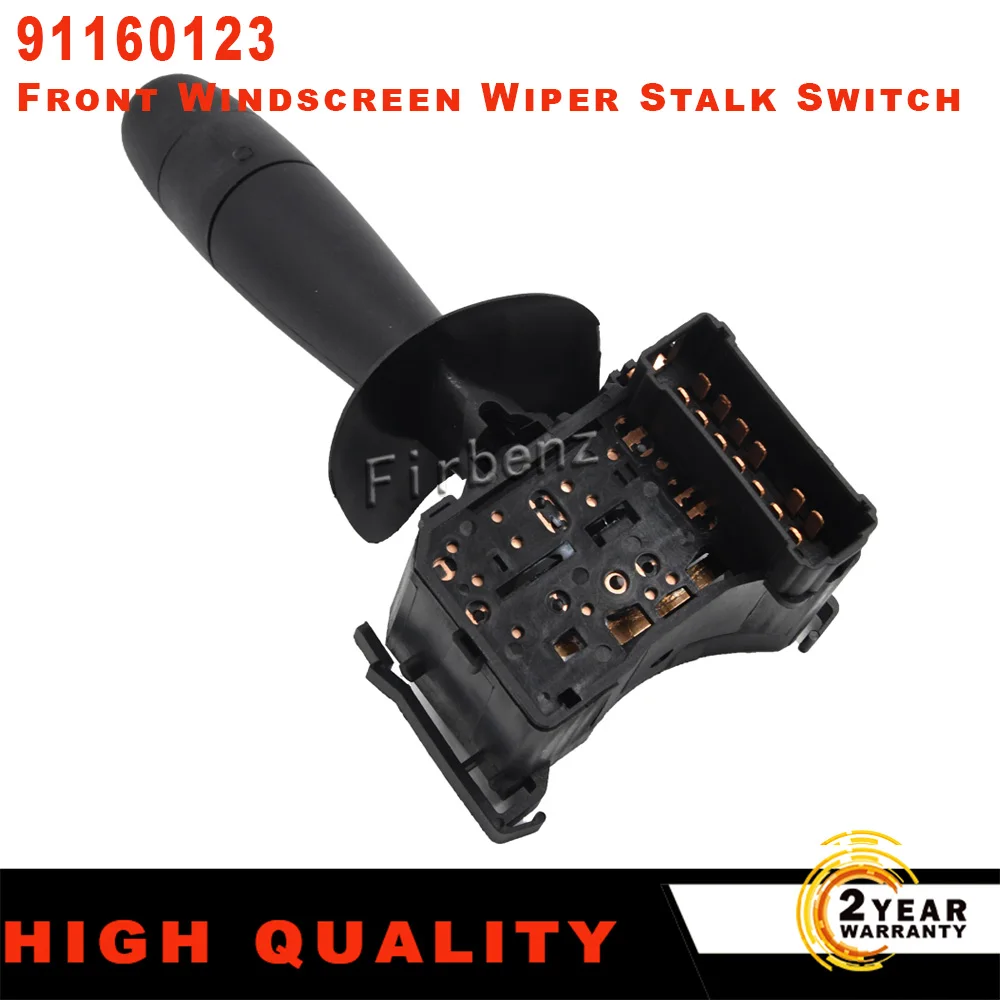 Interruttore Stelo Tergicristallo Anteriore 91160123 Per Vauxhall Vivaro Movano Renault Trafic