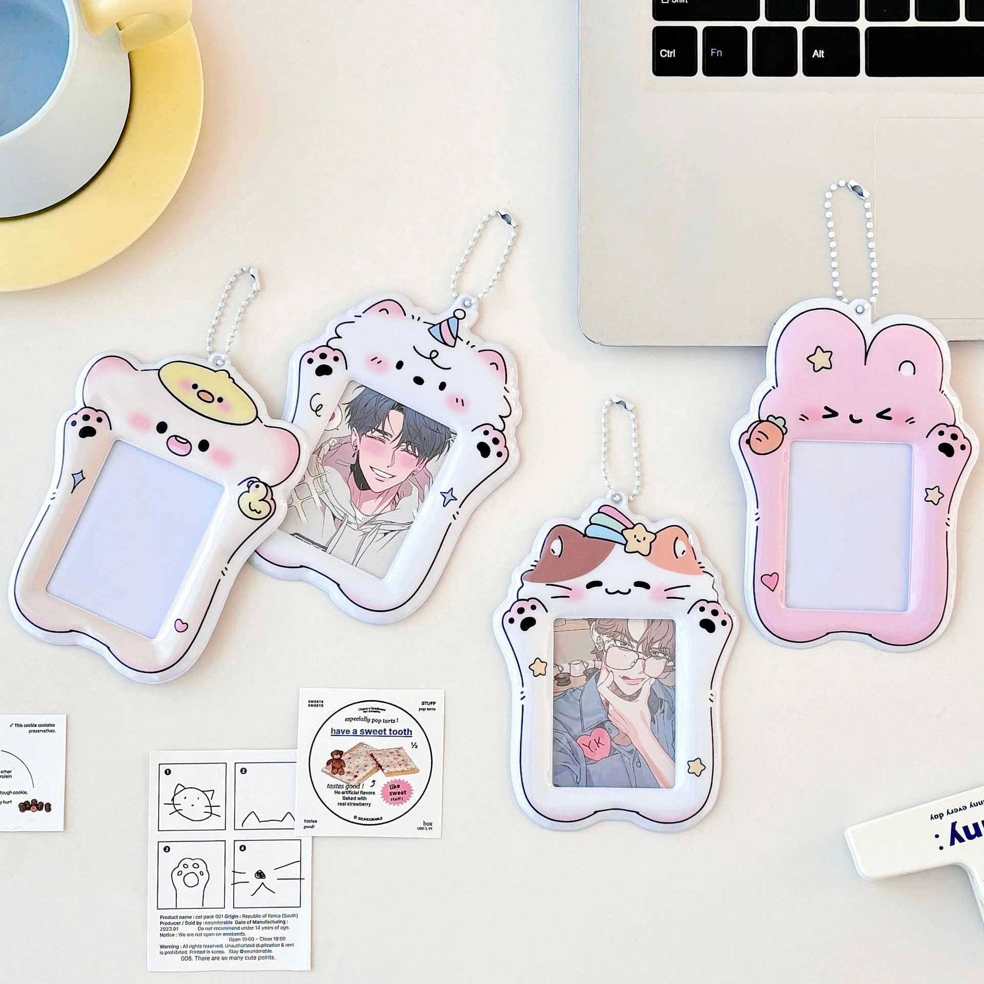 Cartoon 3 inch card sleeve pvc star card sleeve storage card sleeve card bag 2