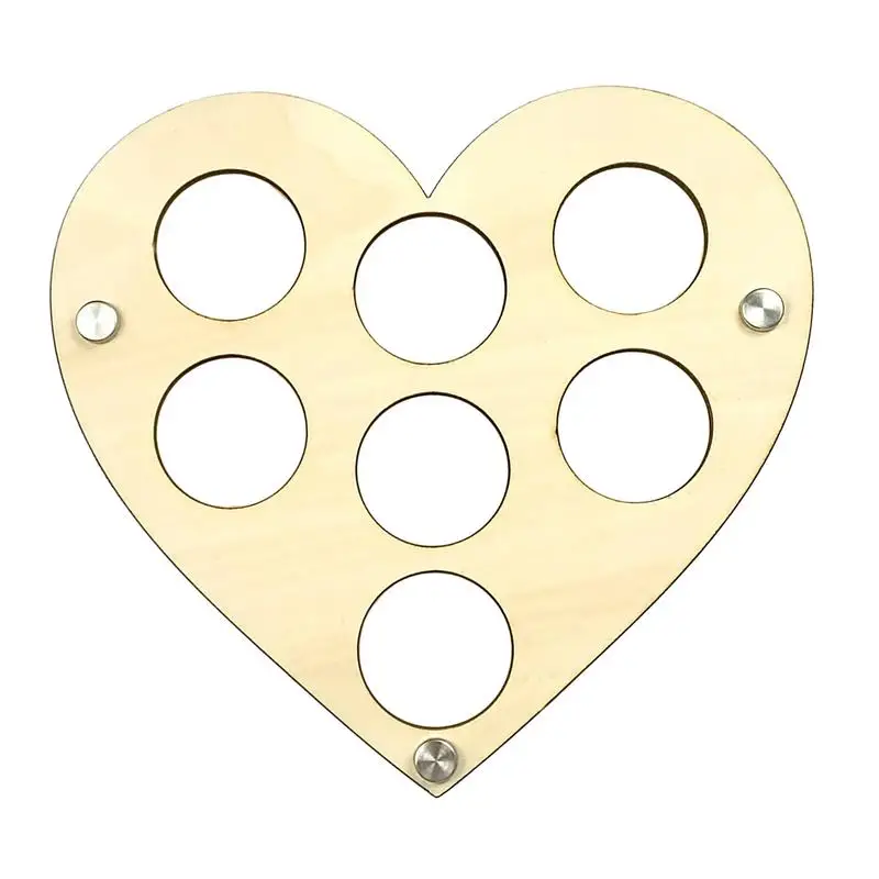 

Wall Mount Golf Ball Display Case Wood Heart Shape Golf Ball Collection Storage Organizer Golf Ball Storage Container Golf