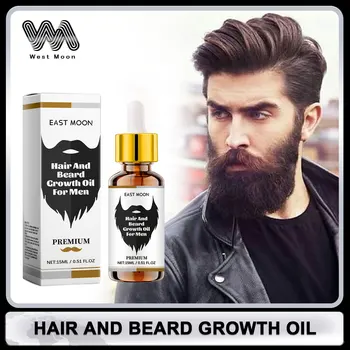 Hair Growth Serum for Men Regrowth Beard Nourish Hair Roots Essence Prevent Thinning Hair Loss Anti Frizz Damaged Massage Liquid