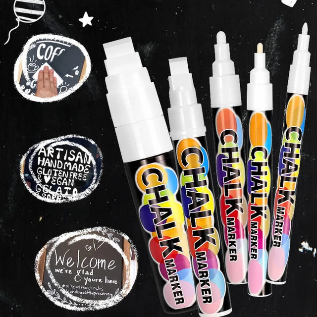 Liquid Chalk Markers Erasable  Erase Liquid Chalk Marker - Chalk  Water-base Ink - Aliexpress