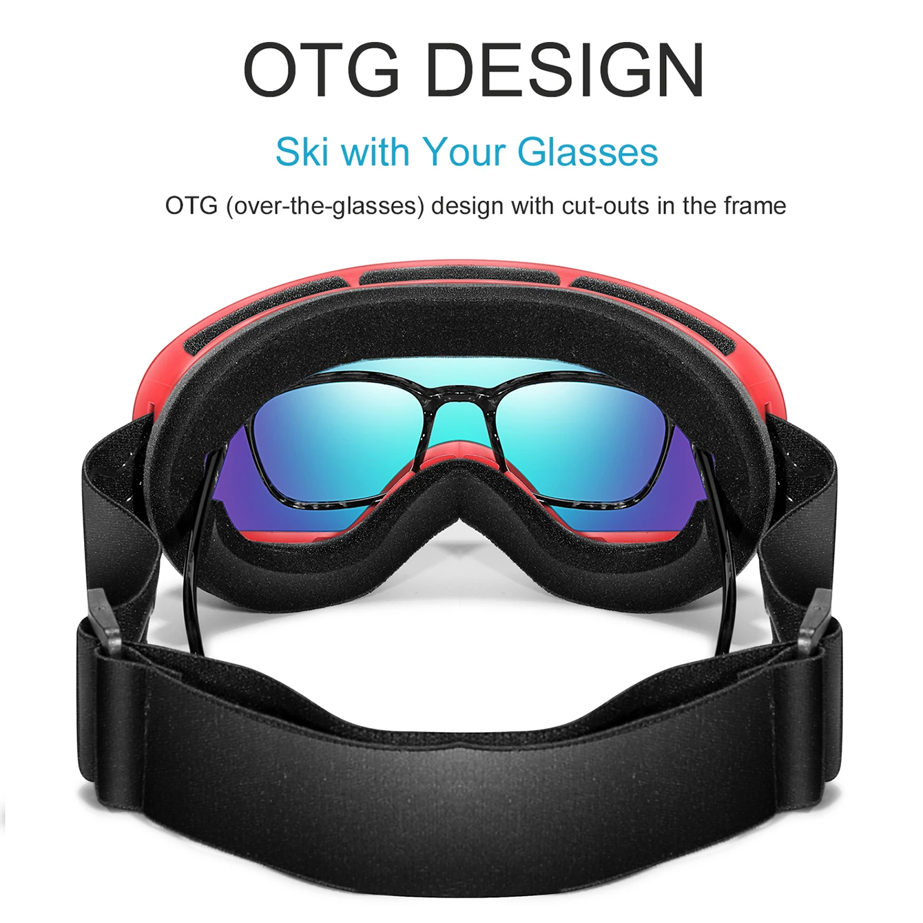 Sport Goggles Double Layers Anti-fog Eyewear Sport