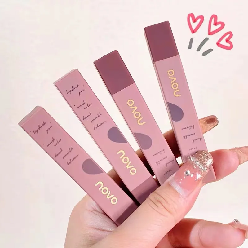 

New Air Matte Satin Velvet Lipstick Lightweight Makeup Long wear Rich Colors Hydrating Silk Cream Lipstick Lip Mousse Cosmetics
