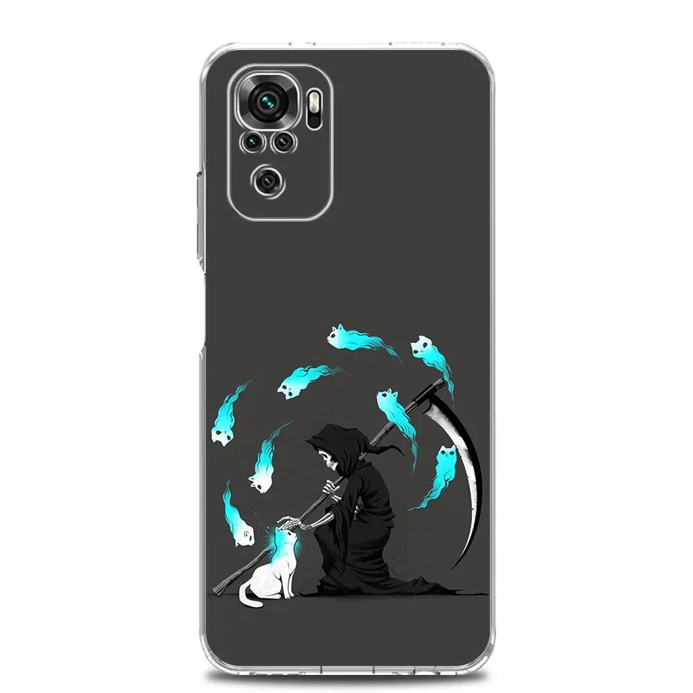 Clear Skeleton Design Phone Case – Transparent Fun Print Cover