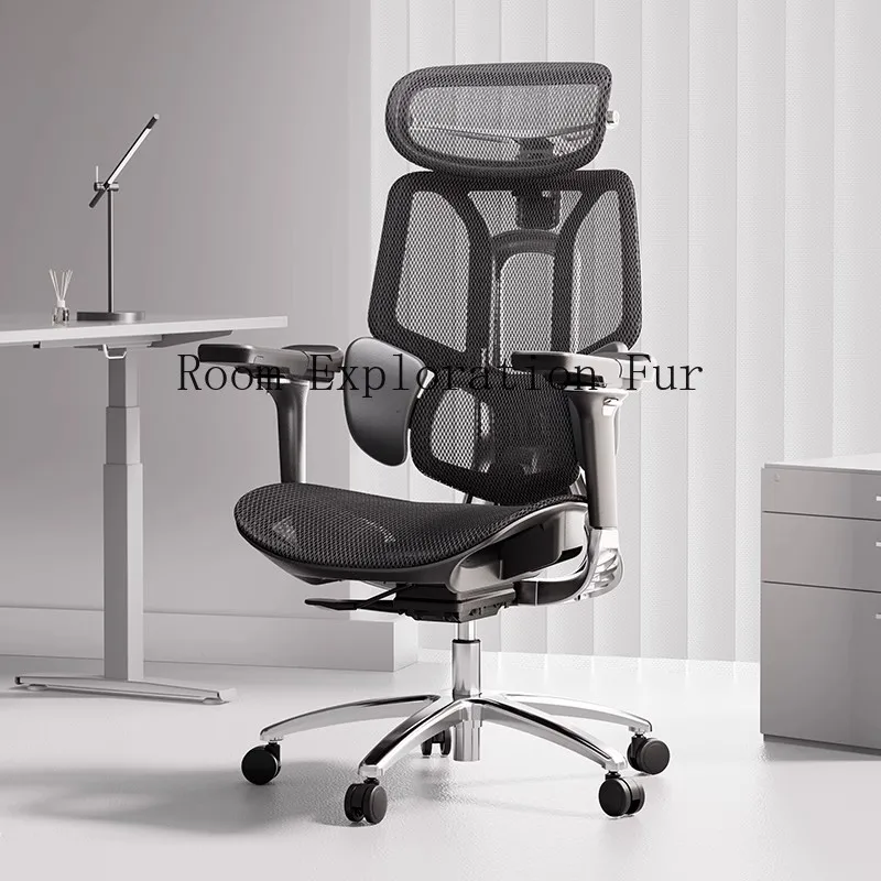 Rolling Executive Living Room Chairs Lazy High Back Desk Playseat Gaming Chair Wheels Home Office Chairs Sofas Armchair Mobile can lie flat on office chairs dormitories lazy people sofas backrests comfortable for prolonged sitting
