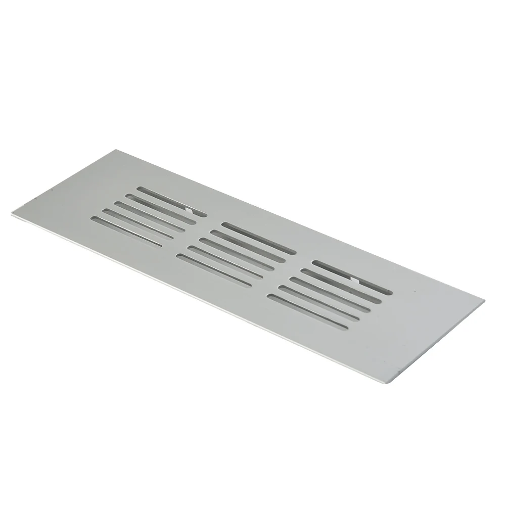 Air Vent Ventilation Grille Shoe Cabinets Silver Spare Parts Wardrobes Multi-size Rectangular Waterproof Cupboard