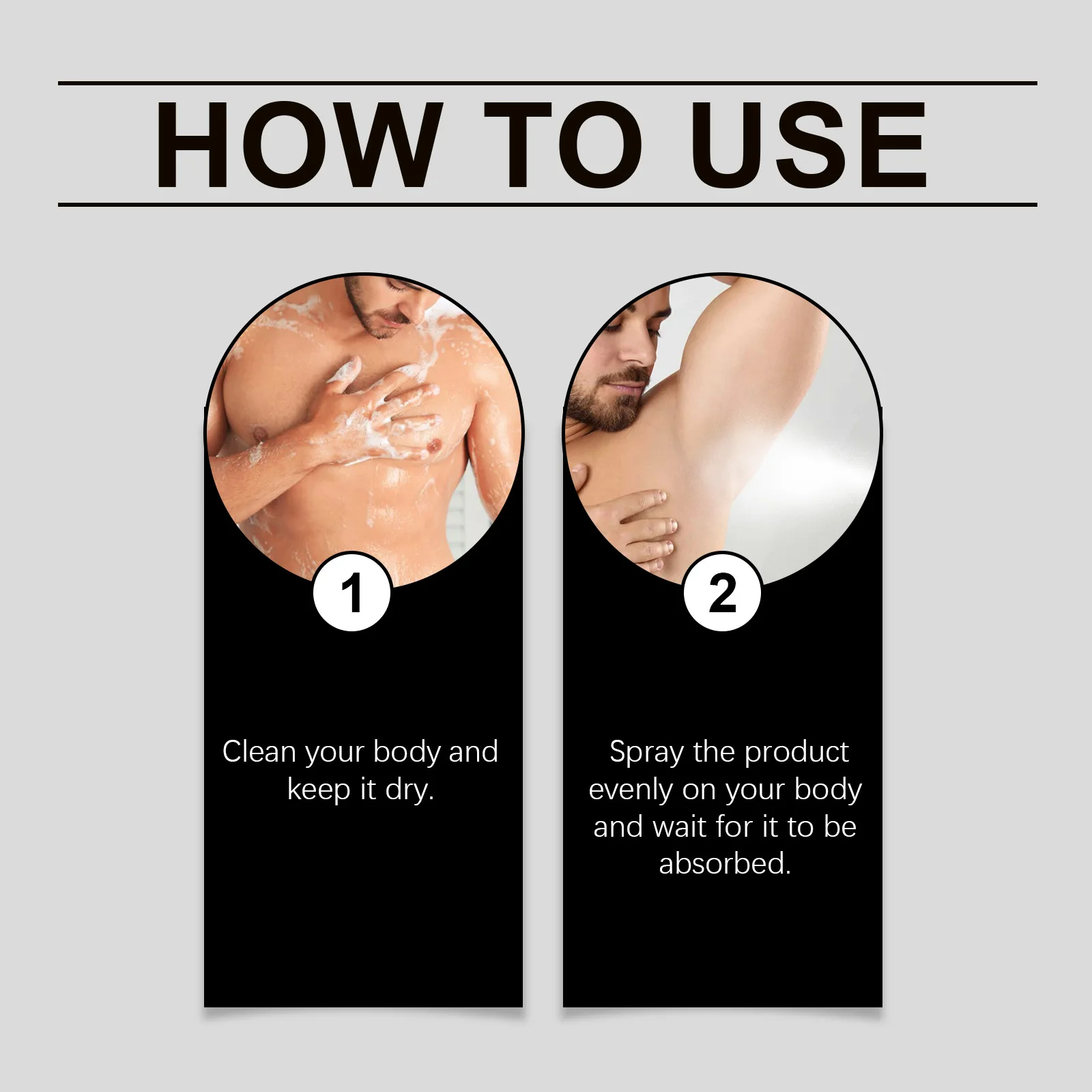 Men's Body Spray Series Refreshing Sweat-removing and Long-lasting Fragrance Portable Elegant and Fresh Niche Deodorant for Men