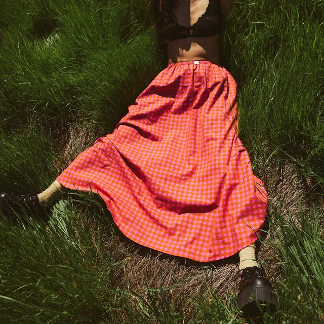 Saia Plissada Máxi Gaono Y2K