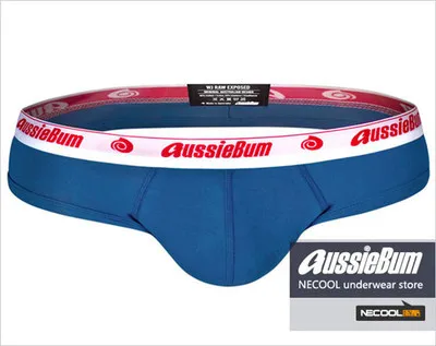 

New men's breathable panties back cutout comfortable three-dimensional compartment low rise briefs aussiebum cotton panties