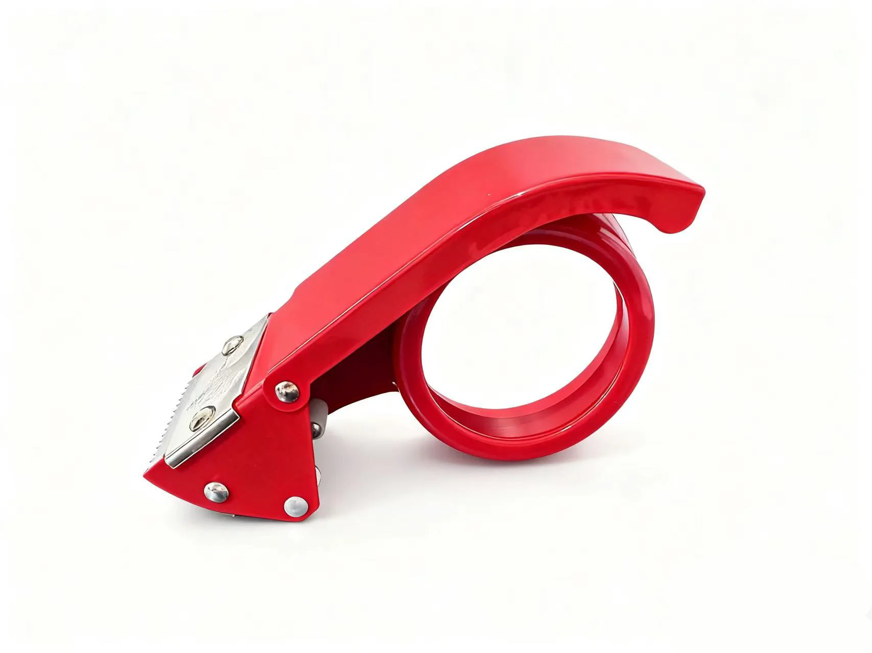 Heavy Duty Handheld Packaging Tape Dispenser with Metal Structure for Efficient Box Sealing