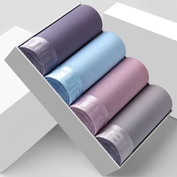 Men's Ice Silk Boxer Shorts - Breathable and Cool Plus Size Underwear Collection (4 - Pack) - XXXL(70 - 80kg) (7707 - 1)