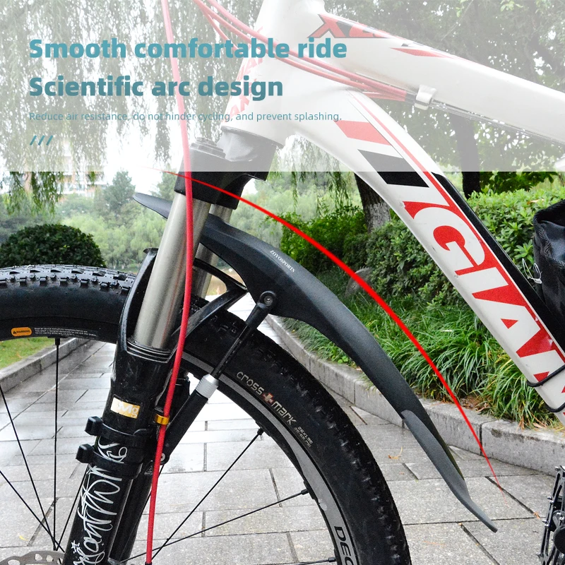 MTB Bike Mudguard Fenders Removable Quick-release support Front Rear Fender
