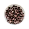 1000pcs Hair Extentions Micro Rings Links Beads, 5mm Silicone Lined Beads for Human Hair Extensions Tool-Multi-colored 6