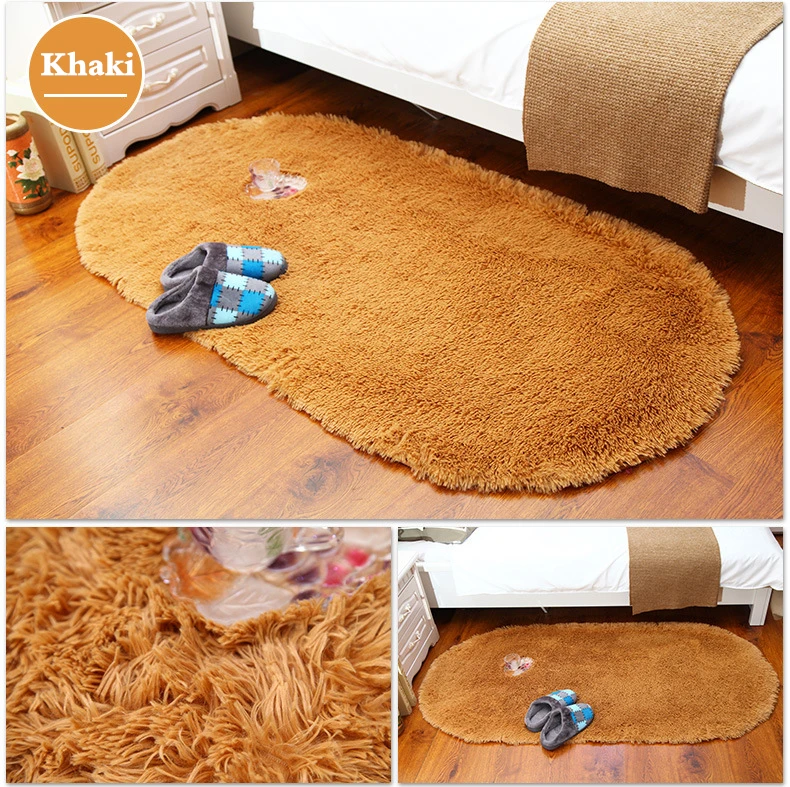 

6944 Hairy Rainbow Rugs for Children Bedroom Soft Furry Carpets Living Room Kids Baby Room Nursery Playroom Cute Room Decor
