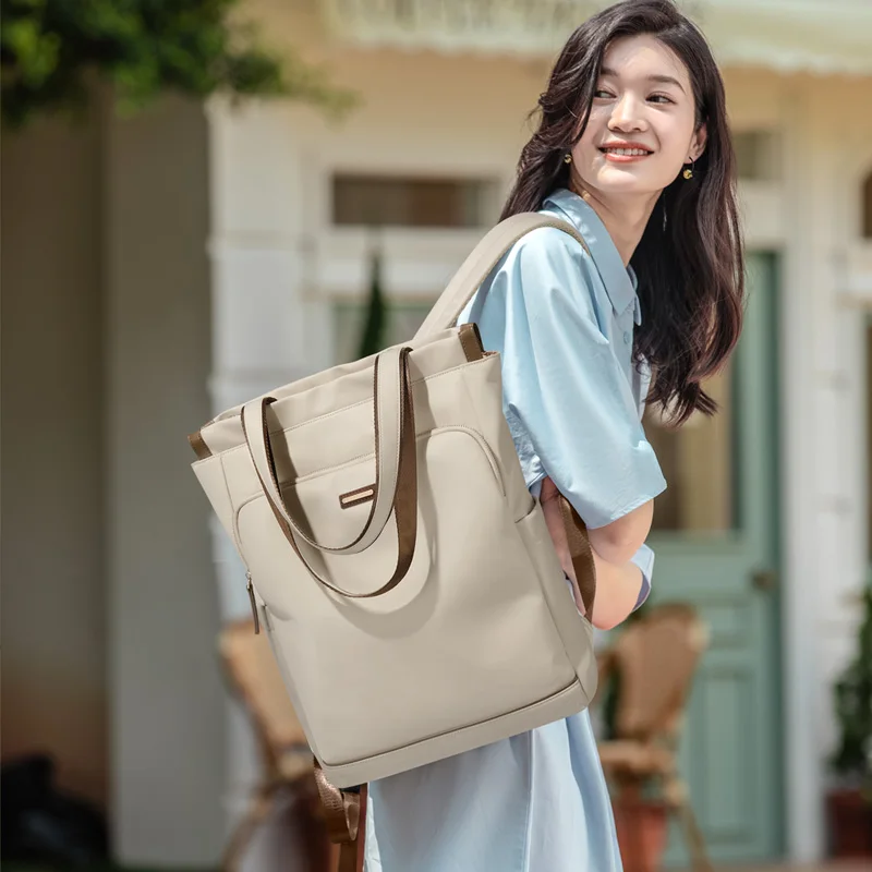 GOLF Women's Backpack Convertible Shoulder Bag Ladies Aesthetic Backpacks with Laptop Compartments Secret Pocket 15.6 inch Large 6