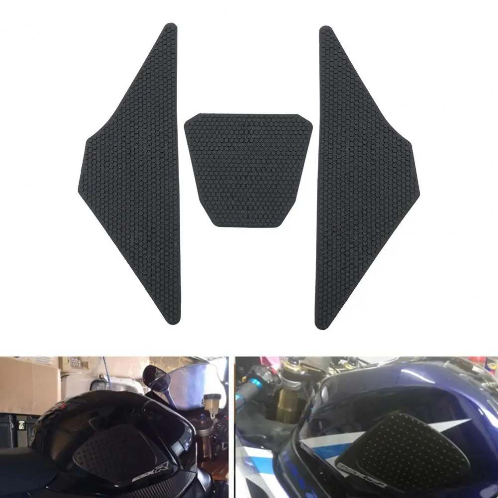 

3Pcs Fuel Tank Sticker Waterproof Non-slip Rubber Motorcycle Fuel Tank Side Sticker Pad for GOLDWING 1800 (18-22)