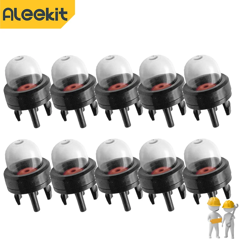 Fuel Pump Primer Bulb Aleekit 1/2/5/10Pcs Petrol Snap In for Chainsaws Blowers Trimmer Carburetor