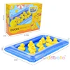 Kids Pool Duck Fishing Toys Games Magnetic Floating Toy Inflatable Pond with Floating Duck 4