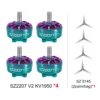 MEPS 4pcs SZ2207 V2 FPV Motors & 4pcs SZ5145 Propellers Bundle 4