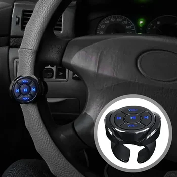 5 tasti per Android IOS Pulsante volume multimediale per auto Volante per auto Pulsante telecomando wireless compatibile con Bluetooth universale