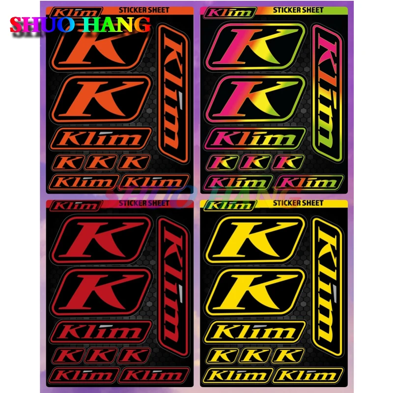 KLIMSTICKERSHEETSNOWMOBILETRUCKDECALSPOLARISSKIDOOCANAMARTIC