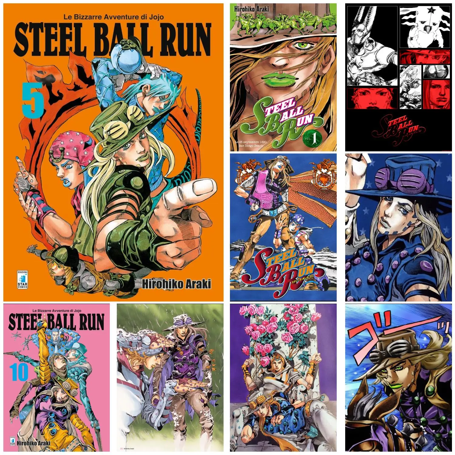 jojosteelballrunAnimeVideoGameCanvasArtPosterandWallArtPicturePrintModern.jpg