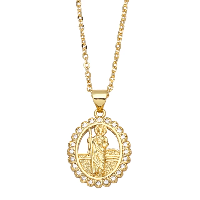 Dynasty Collect | St.Jude Pendant | Solid 14K Gold