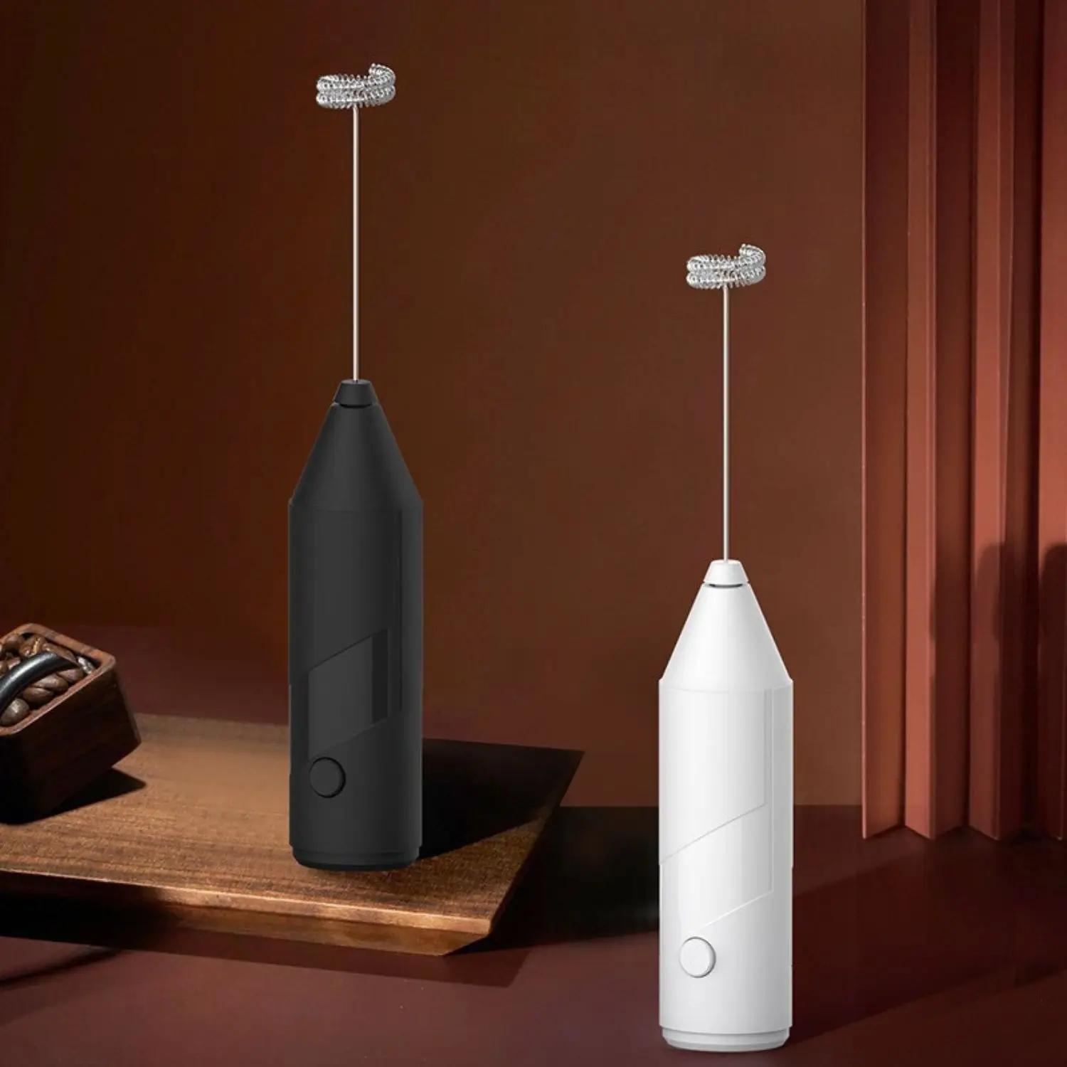Handheld Electric Mixer Egg Beater Milk Frother Coffee Latte Cappuccino Foam Machine Matcha Mixer Kitchen Gadget 1 Pack
