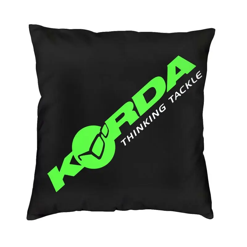 Fishing Korda Throw Pillow Cover Decoration Fish Carp Fisherman Gift  Outdoor Cushions Cover For Sofa Car Square Pillowcase