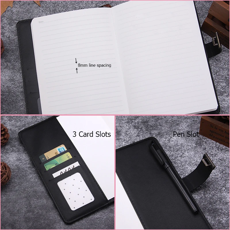 A5 Retro Password Diary Notebook with Creative Design-Japanese/Korean Style Thickened Paper for Artistic Stationery