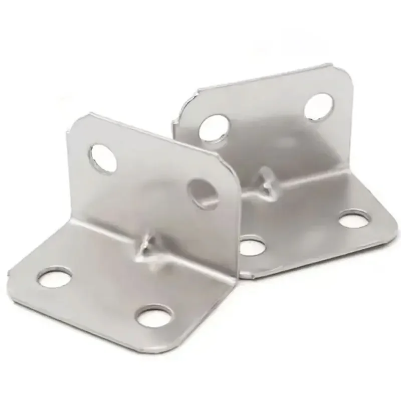 20PCS Detachable Corner Bracket 90 Degree Right Angle Fixed Bracket for Wood Furniture Bedframe Cabinet Accessories stainless steel angle bracket angled furniture hardware furniture hardware angle connector angle bracket
