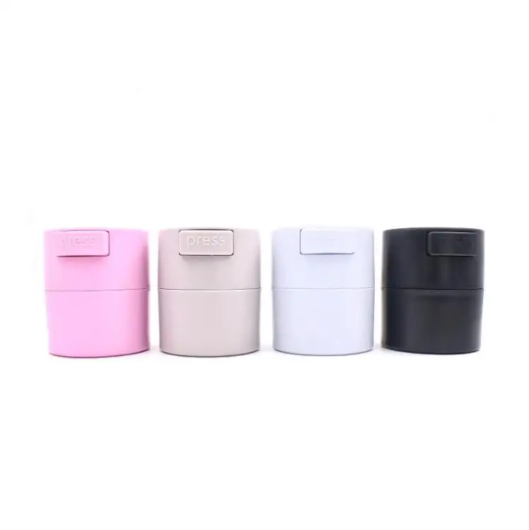 

50pcs High-qaulity Matte Eyelash Glue Storage Individual Adhesive Tank Container Press Activated Carbon Sealed Storage Tools SN
