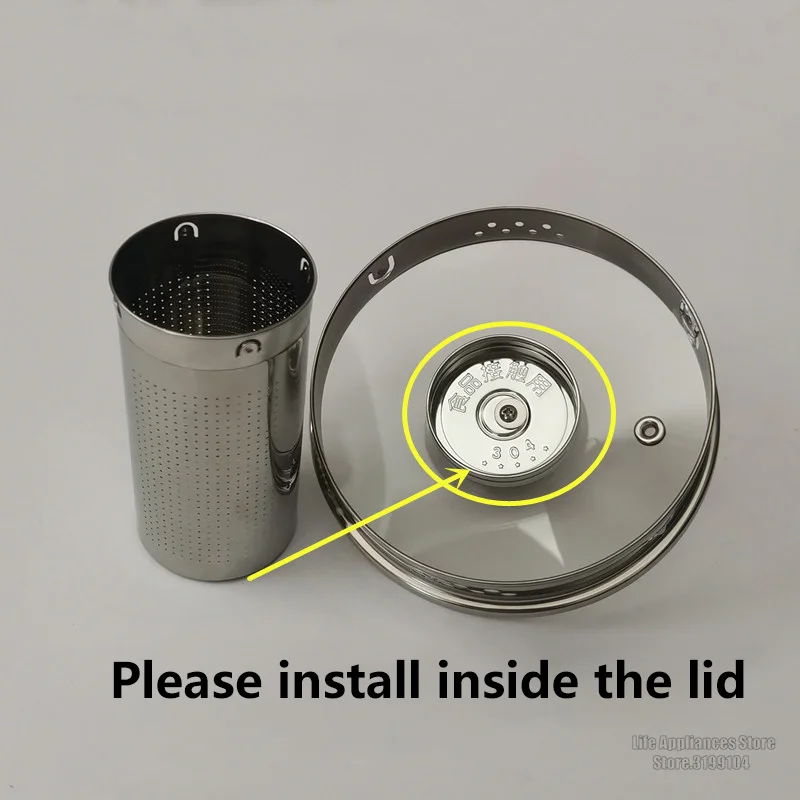 Tea Filter 304 Stainless Steel Tea Strainer Parts Accessories for Joyoung Electric Health Kettle Pot DGD1506BQ WY166