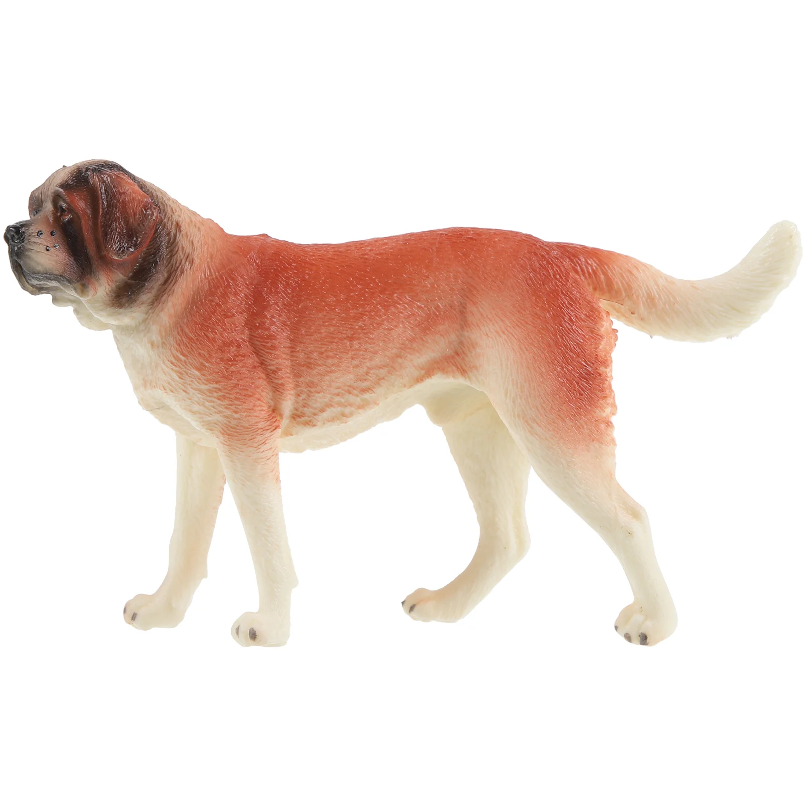 

Household Saint Dog Model Child Puppy Toys for Kids Figurine Statue Plastic