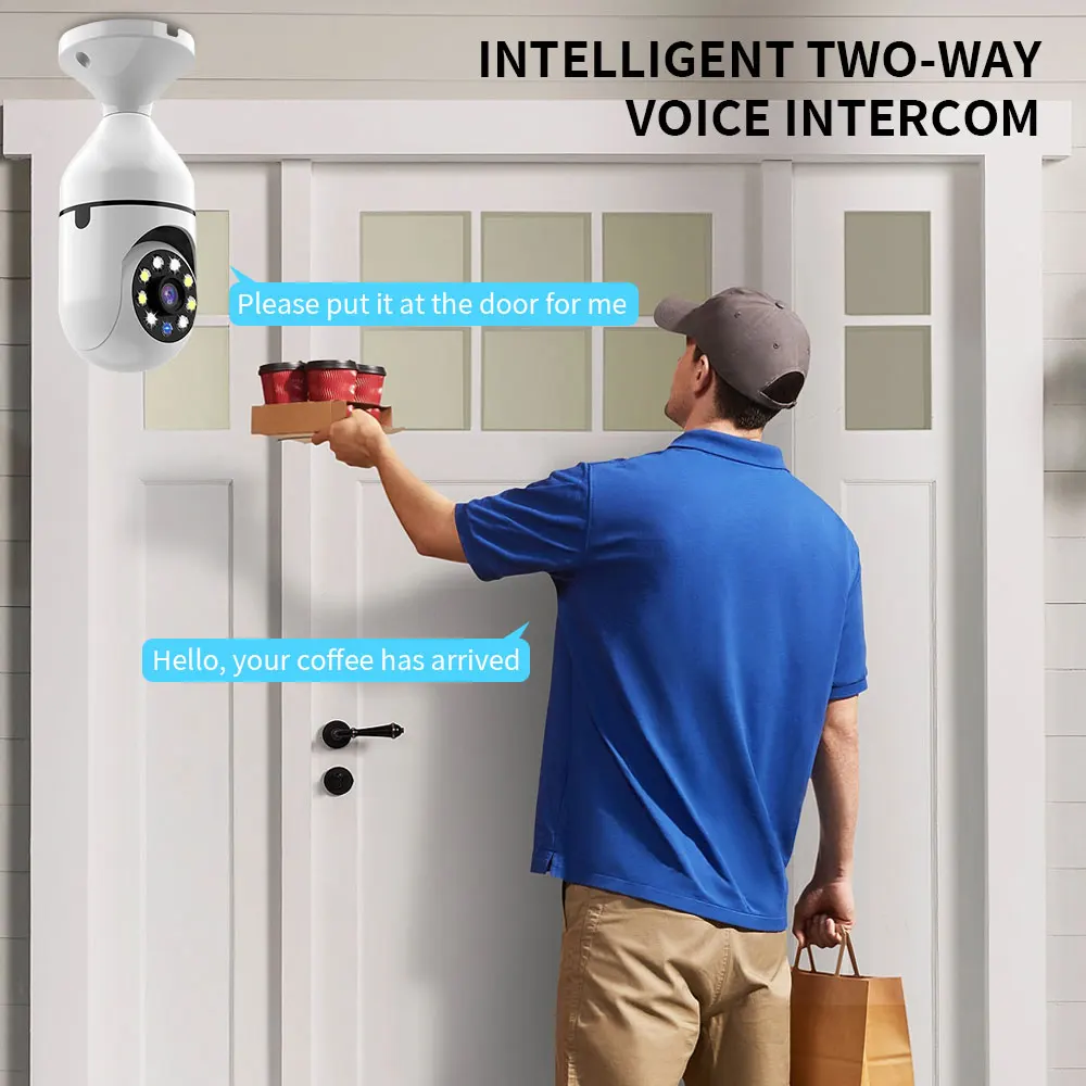 Surveillance Camera Full Color Night Vision Security Monitor Automatic Human Tracking Zoom Indoor Wifi Ip Camera De Seguridad 2
