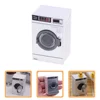 Miniature Dollhouse Appliances Washing Machine Model Baby Toy for Children Pretend 6