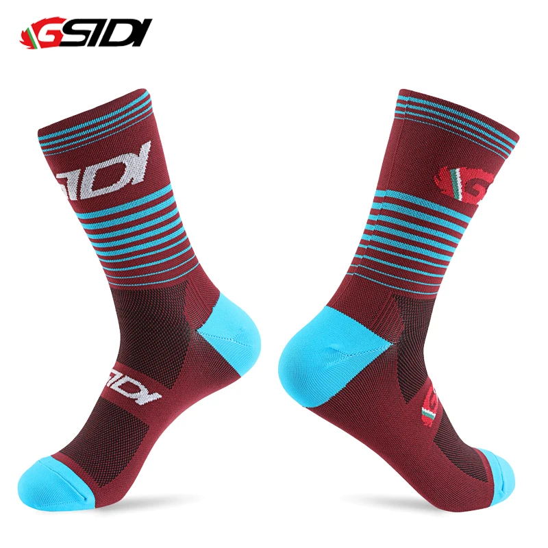 GSIDI Professional Cycling Socks Sport Socks Breathable Road Bicycle Men and Women Outdoor Sports Racing sports socks cycling socks sport socks