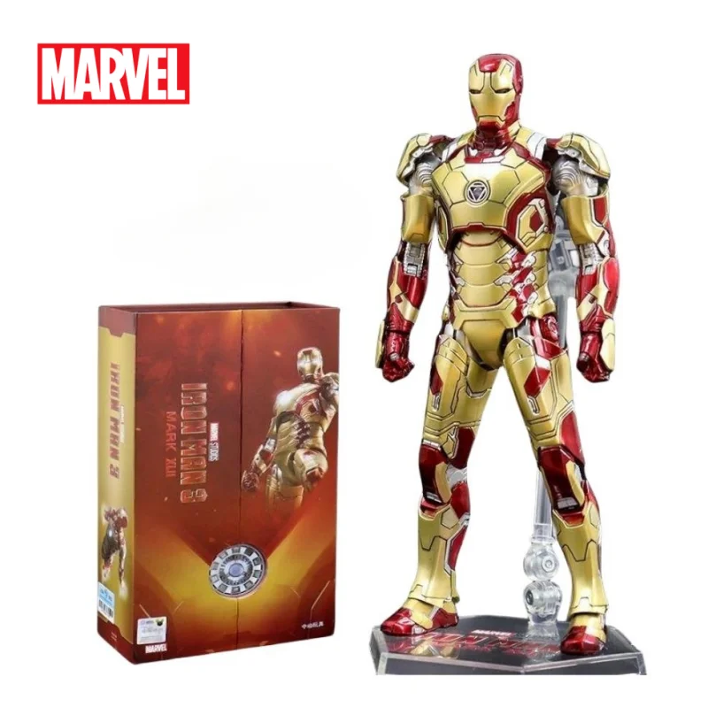 

Marvel Avengers 3 Zhongdong Genuine MK42 Luminous Iron Man Figure Mark Spiderman Model Toy Captain America Hulk Boy Gift