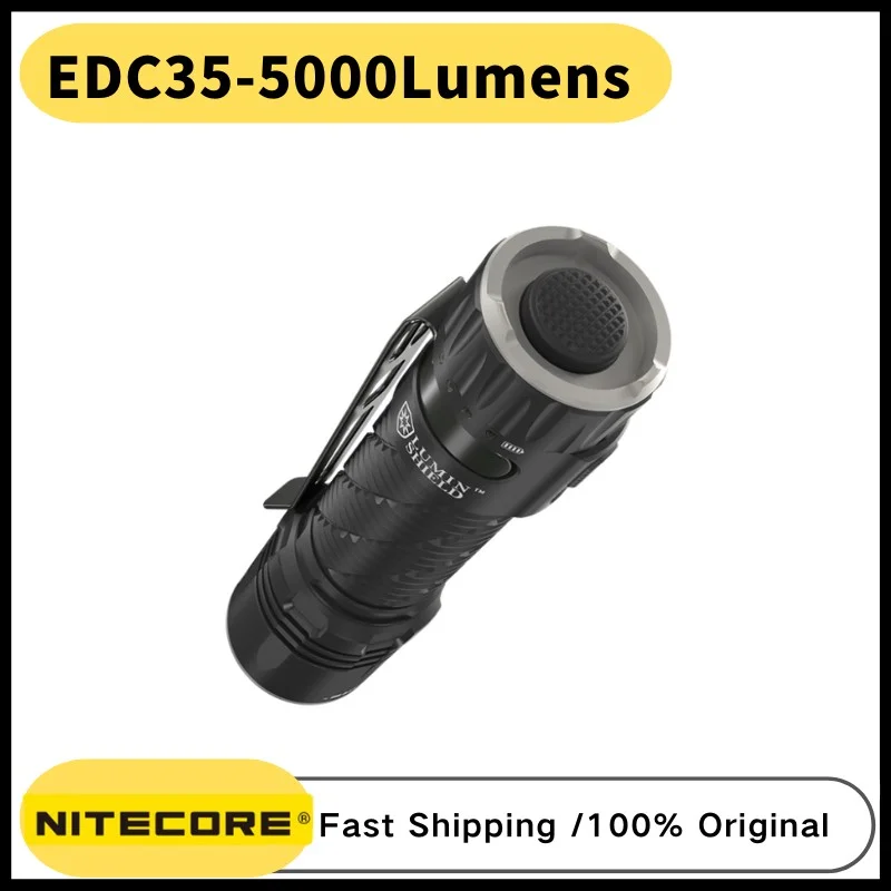 

NITECORE EDC35 5000Lumens Rechargeable EDC Flashlight built-in 6000mAh battery