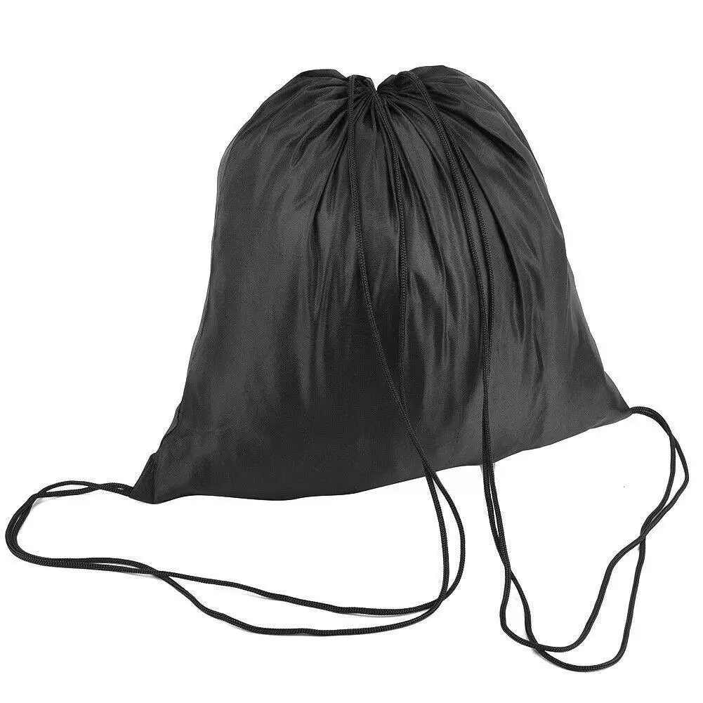Oxford Cloth Drawstring Football Volleyball Carrying Portable Sports Storage Bag 25*20CM Black Bags Soccer Basketball Outdoor