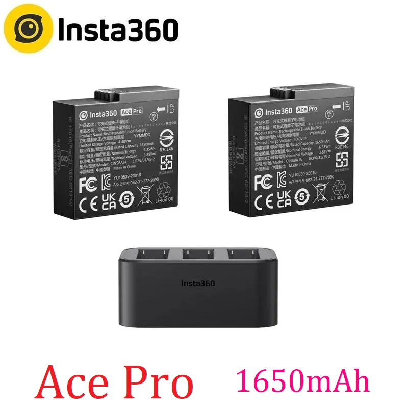 Insta360 Ace Pro  Ace Battery And Fast Charging Hub For Insta 360 Ace Pro Power Charger Hub Original Accessories