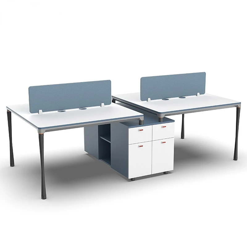 Modularfour4personsofficepartitionofficetablepartitionwork