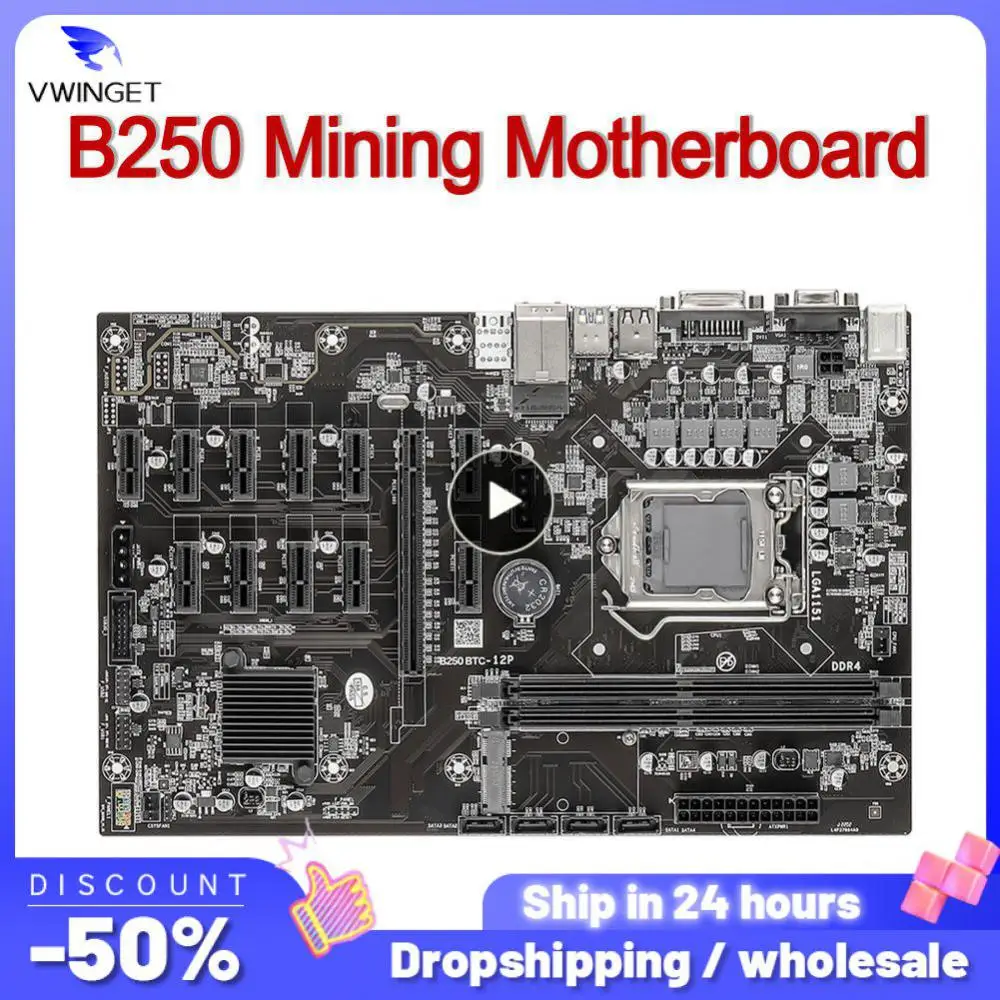 

Black Usb 3.0 Vga Dvi-i For 12 Graphics Card Lightweight Over Voltage Bitcoin Btc Eth Miner Consumer Electronics