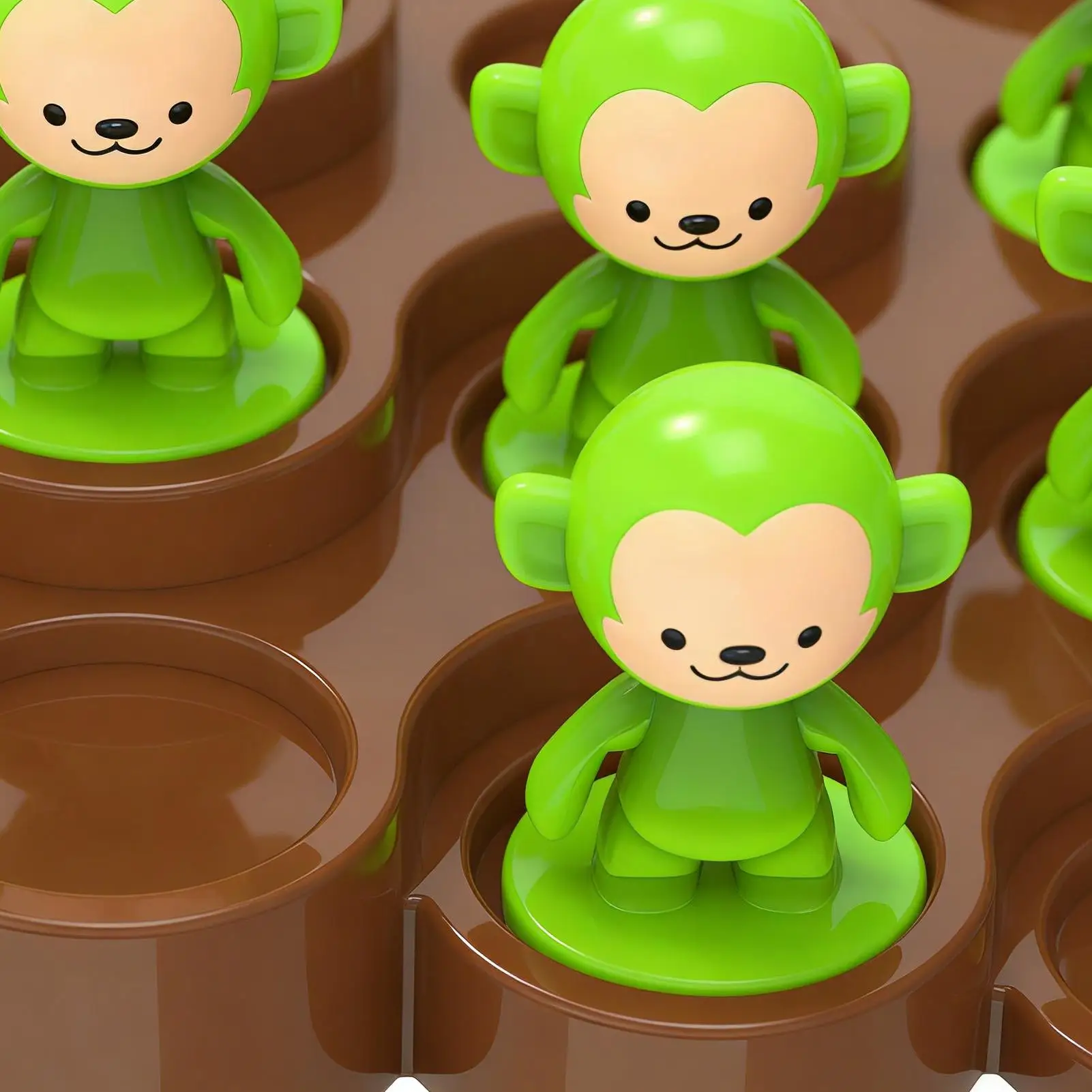 원숭이 균형 나무 집중력 훈련 어린이 장난감 쌓기 장난감 부모 자녀 상호작용 보드 게임