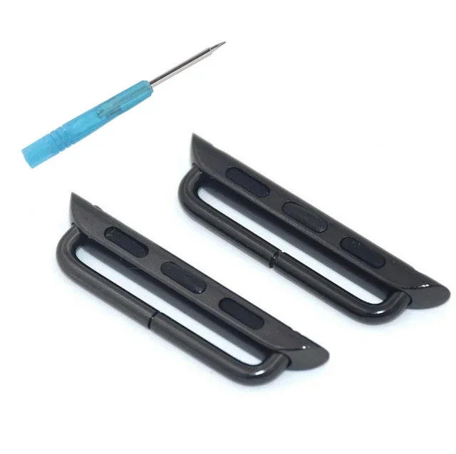 Premium Steel Watch Connector Adapter Set - 2pcs