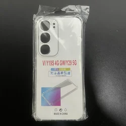 Clear Soft TPU Silicone Back Cover, Transparent Phone Case (For Vivo Y19S 4G)
