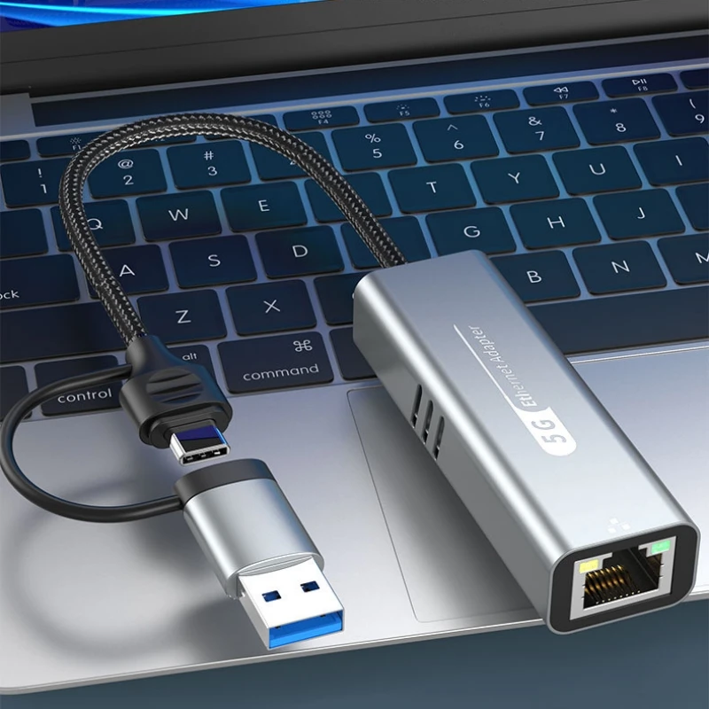 WAVLINK USB C - イーサネット アダプター、95W 充電ポート付き、ドライバー不要の RJ45 イーサネット アダプター、ラップトップ  コンピューターなど用の 5Gbps - AliExpress 4X USB 3.2 から 5Gbps イーサネット アダプター RTL8157 5000Mbps RJ45 ネットワーク コンバー