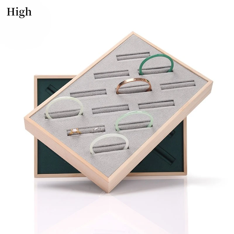 

Watch Jewelry Tray Organizer Bracelet Display Showcase 12 Grid Pillows Without Lid Tray Jewelry Storage Holder Gifts for Women